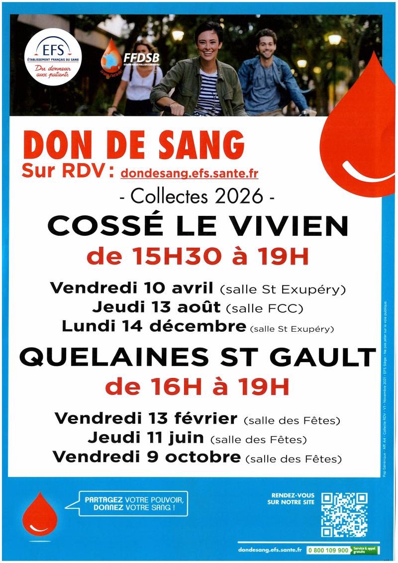 calendrier don du sang 2026